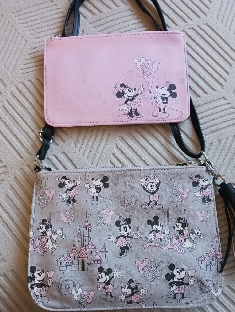 Disney Pink, White and Black Minnie Mouse Crossbody Bag with Tassel - Picture 6 of 13
